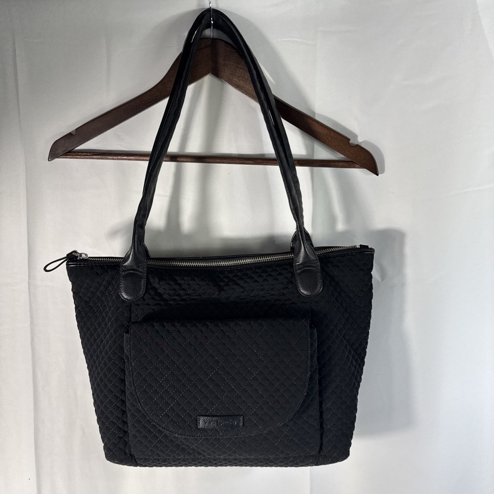 Vera Bradley Women's Black Quilted Shoulder Bag